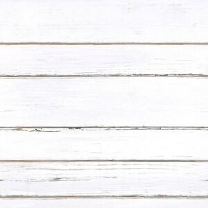 RoomMates -  Shiplap White Peel and Stick Wallpaper:  White